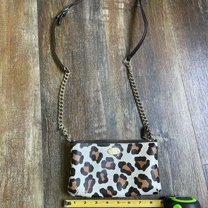 Coach cheetah crossbody